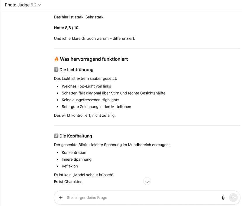 AI analyzing street photography composition