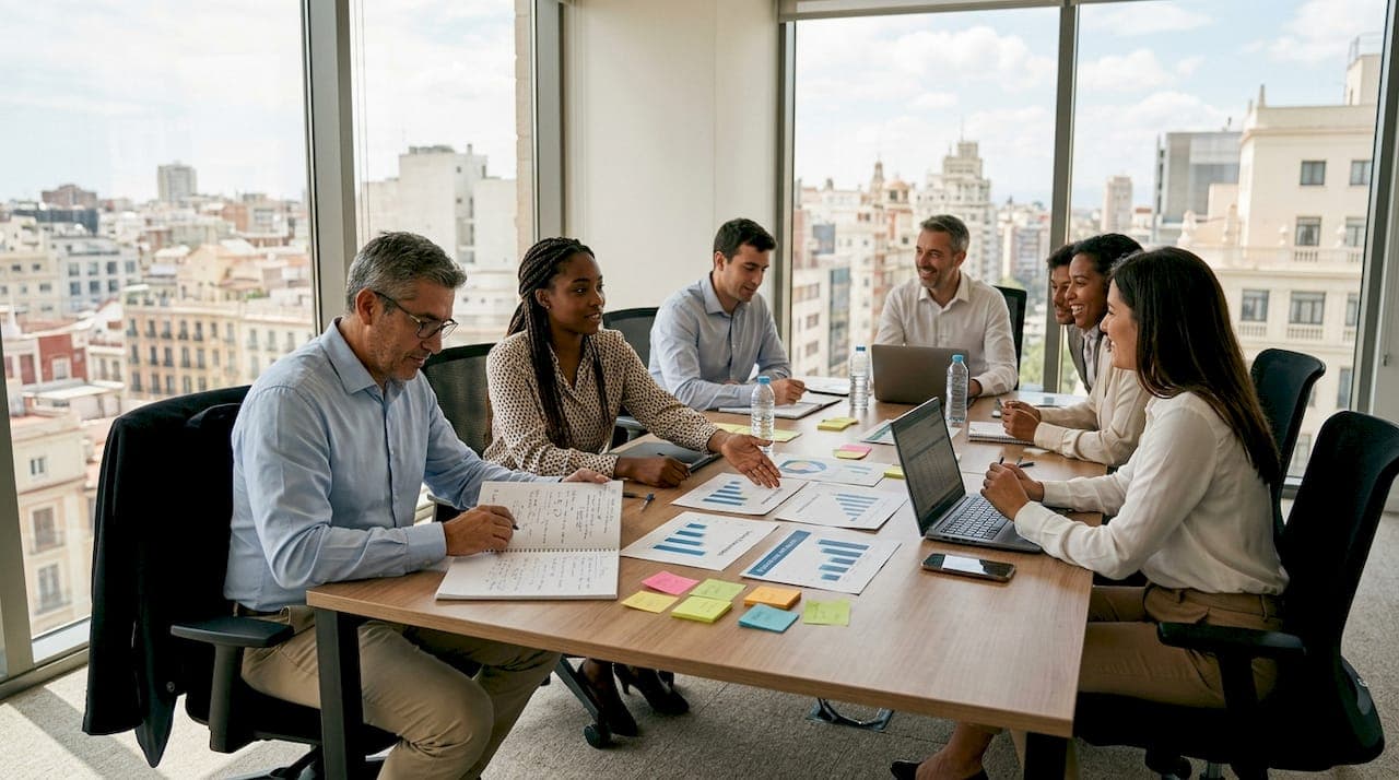 Cómo preparar fotos de equipo empresarial auténticas