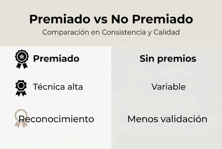 Infografía: diferencias entre un fotógrafo galardonado y uno sin reconocimientos