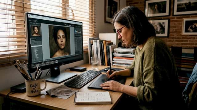 Guía completa para editar retratos artísticos auténticos